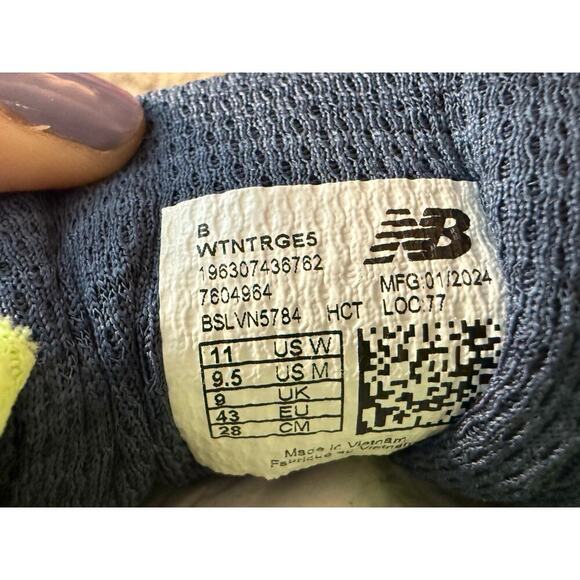 New New Balance Dybasoft Nitral V5 GTX size 11 Gortex Trail Running Blue - Picture 6 of 7